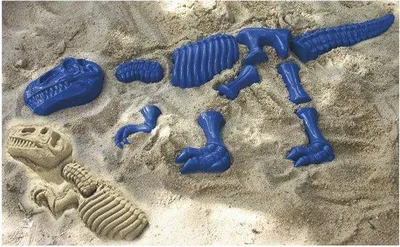 Produktbild von Famanu Sandformen Dinosaurier - 10-teiliges Set in verschiedenen Farben