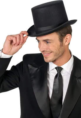 Produktbild von Boland 04004 - Hut Colin, Zylinder in Schwarz, Accessoire für eine Gala, Faschingsparty oder Karneval