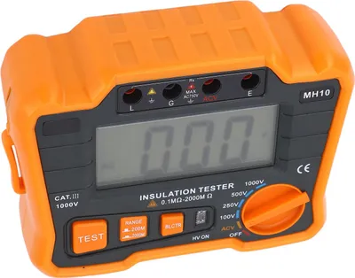 Zdjęcie produktu dla Cyfrowy megaomomierz 1999 zliczeń Wyświetlacz LCD Precyzyjny tester izolacji Miernik rezystancji