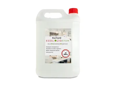 Obrázek produktu pro Ecoliquid ECOLIQUIDÁTOR kuchyně, čisticí a dezinfekční prostředek, bez aroma, 5 l