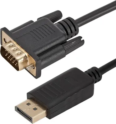 Zdjęcie produktu dla DisplayPort na VGA 1,8 m — czarny