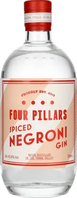 Image de Four Pillars SPICED NEGRONI Gin 43,8% Vol. 0,7l