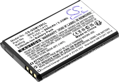 Obrázok produktu pre TECHTEK Batéria kompatibilná s [Grandstream] 1595 nahrádza BNA-WB-L415