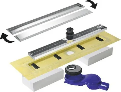 Produktbild von Komplett-Duschrinne Dural Vario-Line-Plus Doubleface 800 ETA-