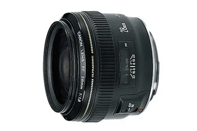 Produktbild von Canon EF 28mm f/1.8 USM, 10/9, 28 mm, 0.25 m, 58 mm, Schwarz