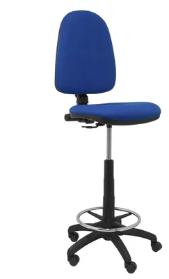 Productafbeelding van Ergonomische Kruk, Verstelbaar in Hoogte en ARO Voetsteun Blauw