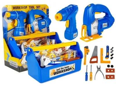 Produktbild von Leantoys Werkzeugkasten für Heimwerker