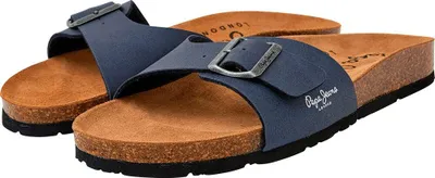 Zdjęcie produktu dla Pepe Jeans Organic Single Chicago Sandały Niebieski EU 41 Mężczyźni Niebieski EU 41