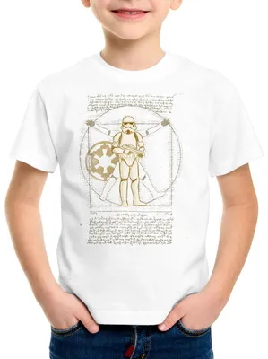 Produktbild von A.N.T. Vitruvianische Stormtrooper Return Kinder T-Shirt empire imperium sturmtruppen