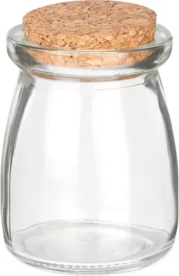 Produktbild von Korkenglas rund 5x8cm - Einheitsgröße