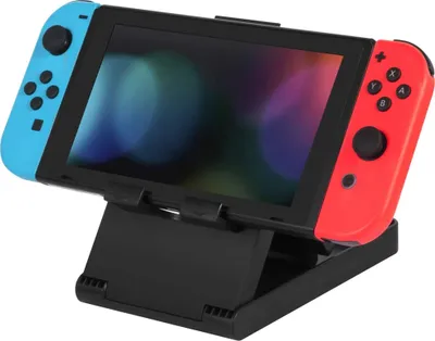 Produktbild von MMOBIEL Kompakter Konsolenständer Playstand für Nintendo Switch Faltbarer Ständer