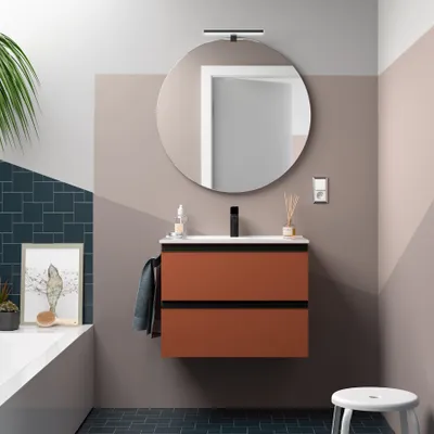 Obrázok produktu pre Salgar závesná skrinka SPIRIT 600 2 kovová výsuvná TERRACOTA 598 x 540 x 450 mm