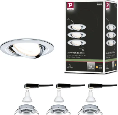 Produktbild von Paulmann LED Einbauleuchte Nova Basisset schwenkbar