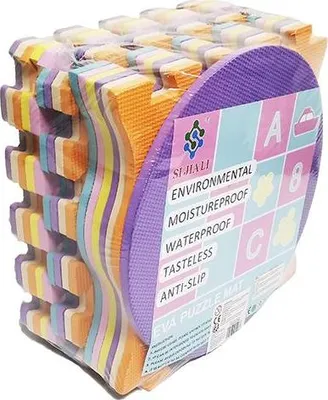 Image de Puzzle tapis chiffres EVA FOAM 16 pièces