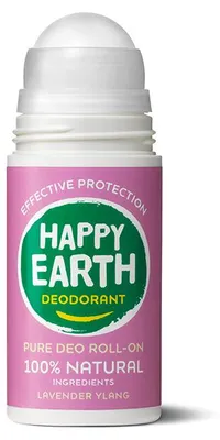 Obrázok produktu pre Dezodorant v guličke Happy Earth Pure s vôňou levandule a ylang-ylangu (75 ml)