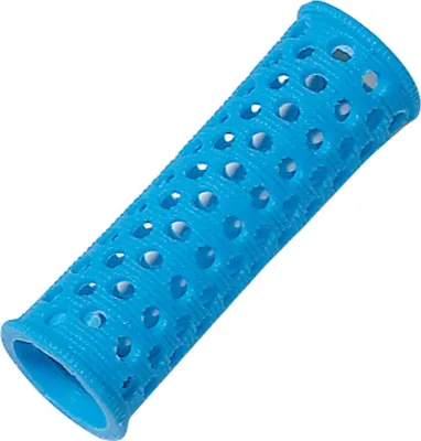 Produktbild von Comair FW-Wickler 20mm konisch lang 10er Btl blau Flachwellwickle Bag