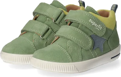 Produktbild von Legero Stiefelette Leder \ MOPPY HELLGRÜN/GELB VELOUR/TEXTIL Kinderschuhe