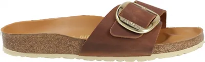 Produktbild von Birkenstock Damen Pantoletten Madrid Big Buckle braun Leder 39