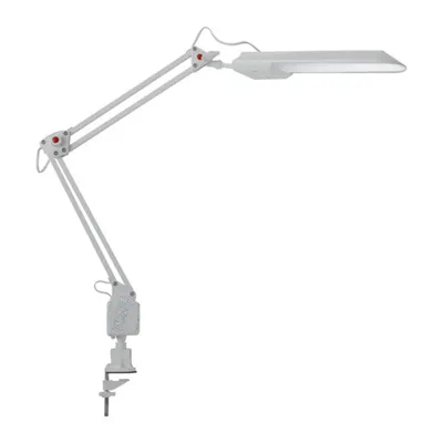 Produktbild von HERON LED W, LED-Schreibtischleuchte, Klemmleuchte, 5W, 4000K neutralweiß, 400lm, 1,7m Zuleitung : Weiß Farbe: Weiß