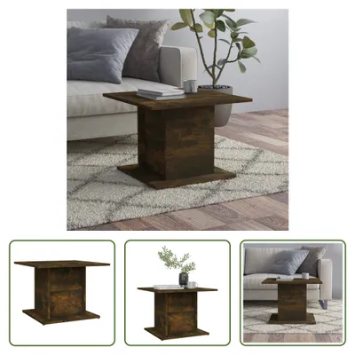 Produktbild von The Living Store Couchtisch Räuchereiche 55,5x55,5x40 cm Holzwerkstoff