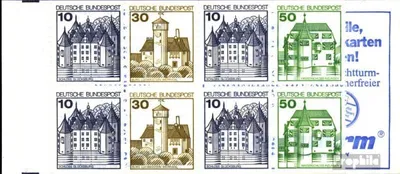 Produktbild von Briefmarken BRD (BR.Deutschland) 1980 Mi MH22m (kompl.Ausg.) postfrisch Burgen und Schlösser