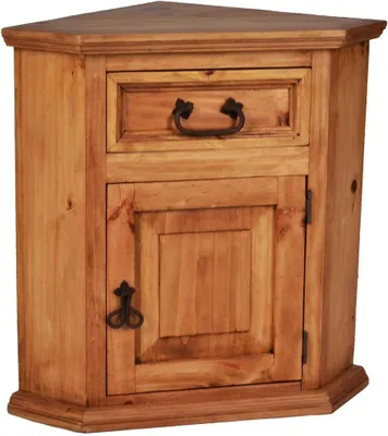 Produktbild von MiaMöbel Kommode Mexico Möbel 60x60x40 cm Landhausstil Massivholz Pinie Honig
