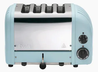 Image de Grille-pain 4 fentes 2200w bleu - Dualit - 47036 - classic
