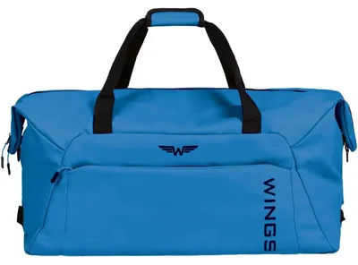 Image de Grande valise de voyage - En ABS - Avec serrure - Bleue