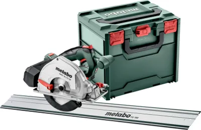 Produktbild von Metabo Akku-Metall-Handkreissäge MKS 18 LTX 58 FS Set mit Führungsschiene FS 160 ; metaBOX 340; 18V x +