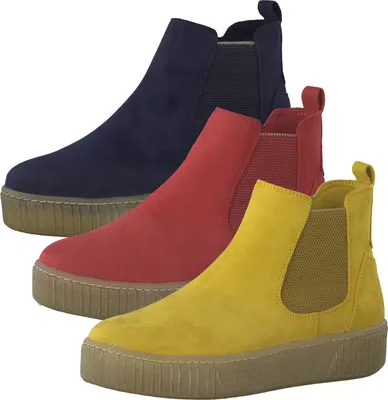 Produktbild von MARCO TOZZI Damen Schuhe Chelsea Boots Stiefeletten 2-25454-26, Größe:37 EU, Farbe:Rot