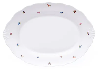 Produktbild von Ovale Schale, tschechisches Porzellan, Marke Verona, 32 cm, Design: G. Benedikt