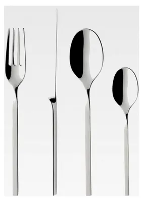 Produktbild von NewWave Tafelbesteck (24-teilig) für bis zu 6 Personen, glänzend, Edelstahl