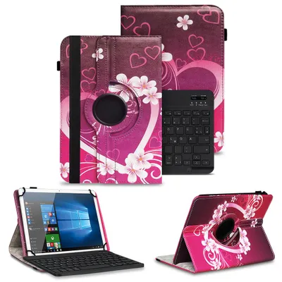 Produktbild von Tablet Hülle für Lenovo Tab M11 360° Drehbar Case Bluetooth Tastatur TascheFarben:Motiv 2
