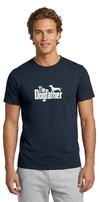 Produktbild von Spreadshirt The Dogfather | Dackel Männer T-Shirt, XL, Navy