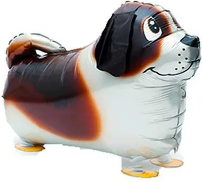 Image de Ballon de baudruche Airwalker chien Saint-Bernard, env. 63 x 46 cm