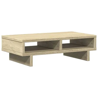 Obrázok produktu pre vidaXL Stojan na monitor Sonoma dub 50x27x15 cm Materiál na báze dreva