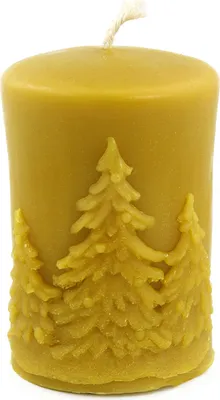 Produktbild von IMKERSHOP Bienenwachskerze Weihnachtsbaum-Zylinder Wachskerze Kerze