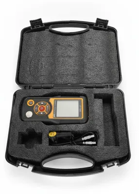Obrázok produktu pre JL – Digitálny ultrazvukový merač hrúbky – 1,2–225 mm – LCD displej, Obrázok generovaný UI