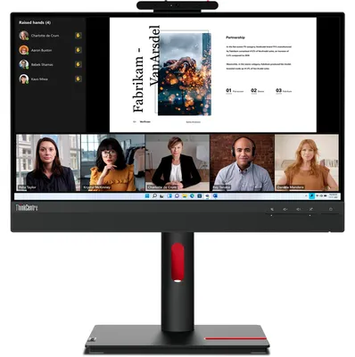 Produktbild von Lenovo ThinkCentre Tiny-In-One 22, 54,6 cm (21.5"), 1920 x 1080 Pixel, Full HD, LED, 6 ms, Schwarz
