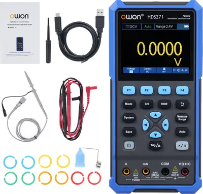 Produktbild von Oszilloskop-Multimeter, Wellenformgenerator, 70 MHz, Einzelkanal, 250 MSa/s, 3-in-1-Digitaloszilloskop mit 3,5-Zoll-LCD-Display (320 x 240)