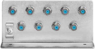 Produktbild von TechniSat Erdungswinkel 9 | Erdungswinkel mit 9 hochwertigen F-Doppelbuchsen