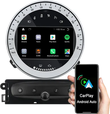 Obrázok produktu pre Android11 Qualcomm Autorádio s Bluetooth pre MINI Cooper 2011-2014 GPS AI Voice 4G SIM DAB SWC Multimédiá 8ken