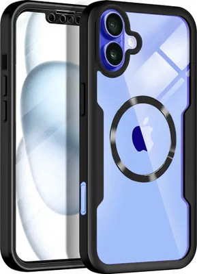 Zdjęcie produktu dla Techsuit ColorVerse 360 MagSafe etui 360° + Szkło na iPhone 16 - czarne