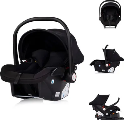 Obrázok produktu pre Detská autosedačka Chipolino Vista i-Size (40-87 cm) skupina 0+, slnečná strieška, 3D vankúš čierna