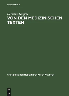 Produktbild von Von den medizinischen Texten