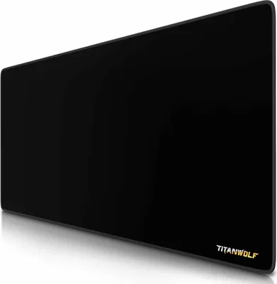 Produktbild von Titanwolf Gaming Mauspad XXL, 900 x 400 x 3 mm, Schreibtischunterlage, abwaschbar, rutschfeste Rückseite, Geschwindigkeit & Präzision, Alpha Wrist