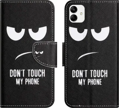 Produktbild von Motorola Moto G54 Hülle - Coverup Klapphülle - Don't Touch