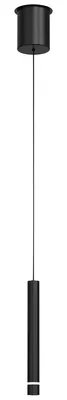Zdjęcie produktu dla Steinhauer - lampa wisząca - Volari - czarna - metal - średnica 8 cm - LED - 4714ZW