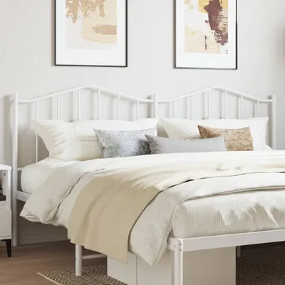 Produktbild von Cloris Designermöbel Kopfteil Metall Weiß 193 cm 2024 Neu