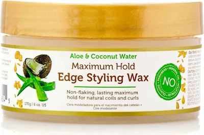 Produktbild von African Pride Moisture Miracle Edge Styling Wax 6oz 170g